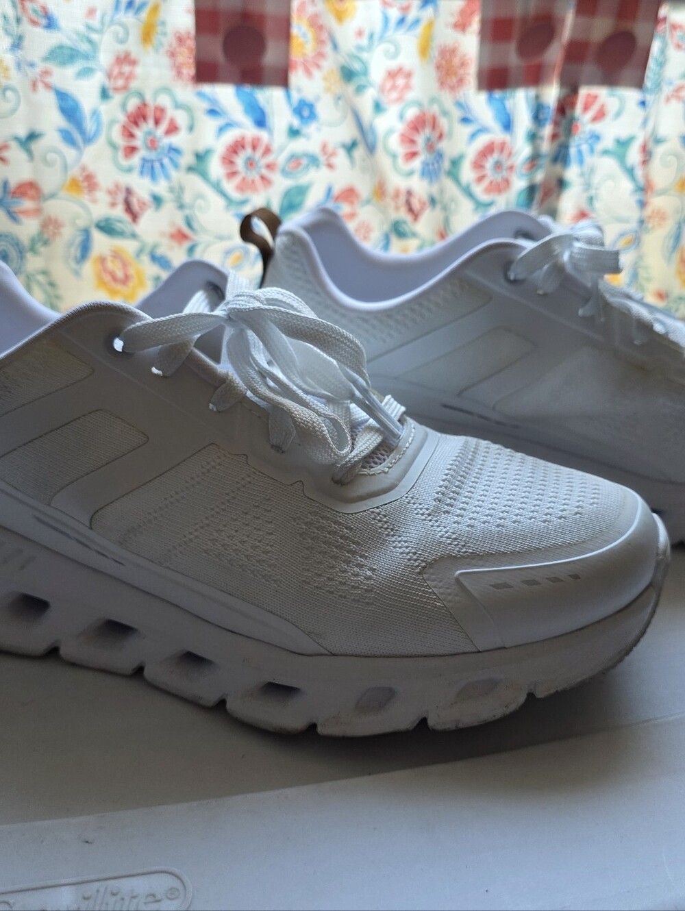 Women’s All-White Athletic Lace-Up Sneakers